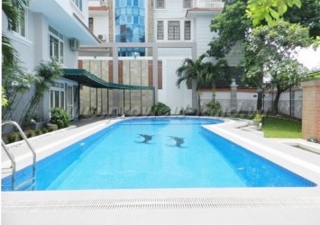 Kim Son villa for rent with 5 bedroom river view and large pool