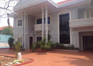 Villa Thao Dien for rent on Xuan Thuy St., 1000sqm with nice pool