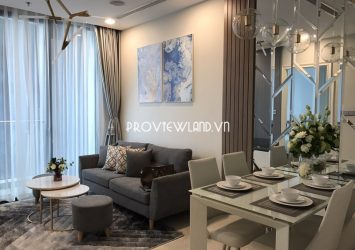 Apartment for rent at Aqua 2 Vinhomes Golden River consists of 2 bedrooms