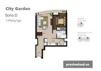 City Garden apartment for rent Boulevard 1br