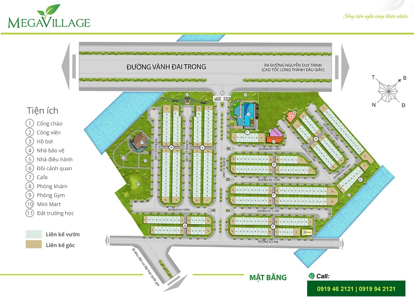 Mega Village villa layout