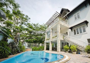 Compound Thao Dien villa area 700m2 7BRs 4 floors garden pool for rent