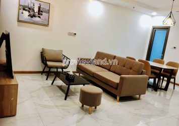 Landmark81 apartment for rent in Vinhomes Central Park with 2 bedrooms on the middle floor