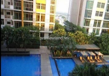 The Vista apartment for rent in District 2 fully furnished 2 bedrooms with pool view