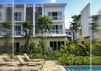 Townhouse 3 floors for rent in Palm Residence District 2 area 8x17m