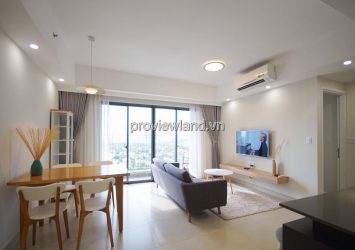 Apartment corner with 3 bedrooms nice furniture for rent in Masteri Thao Dien
