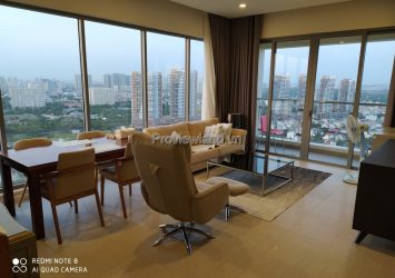 Diamond Island apartment for rent high floor 3 bedrooms fully furnished