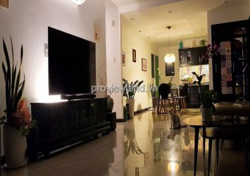 Selling apartment 4 bedrooms in Hoang Anh River with low floor view with furniture